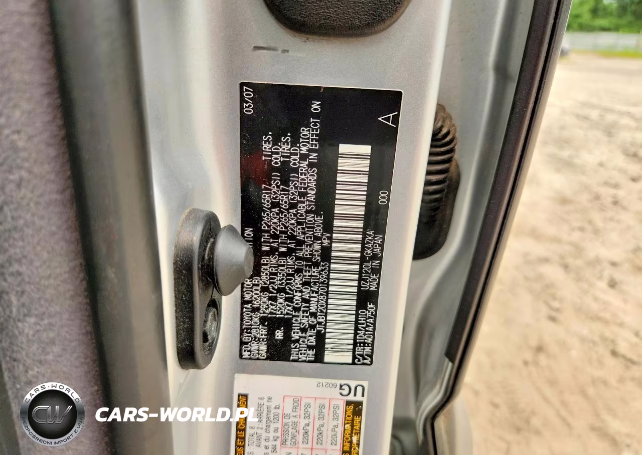 2007 Lexus Gx 470 VIN:JTJBT20X870139633 - 13