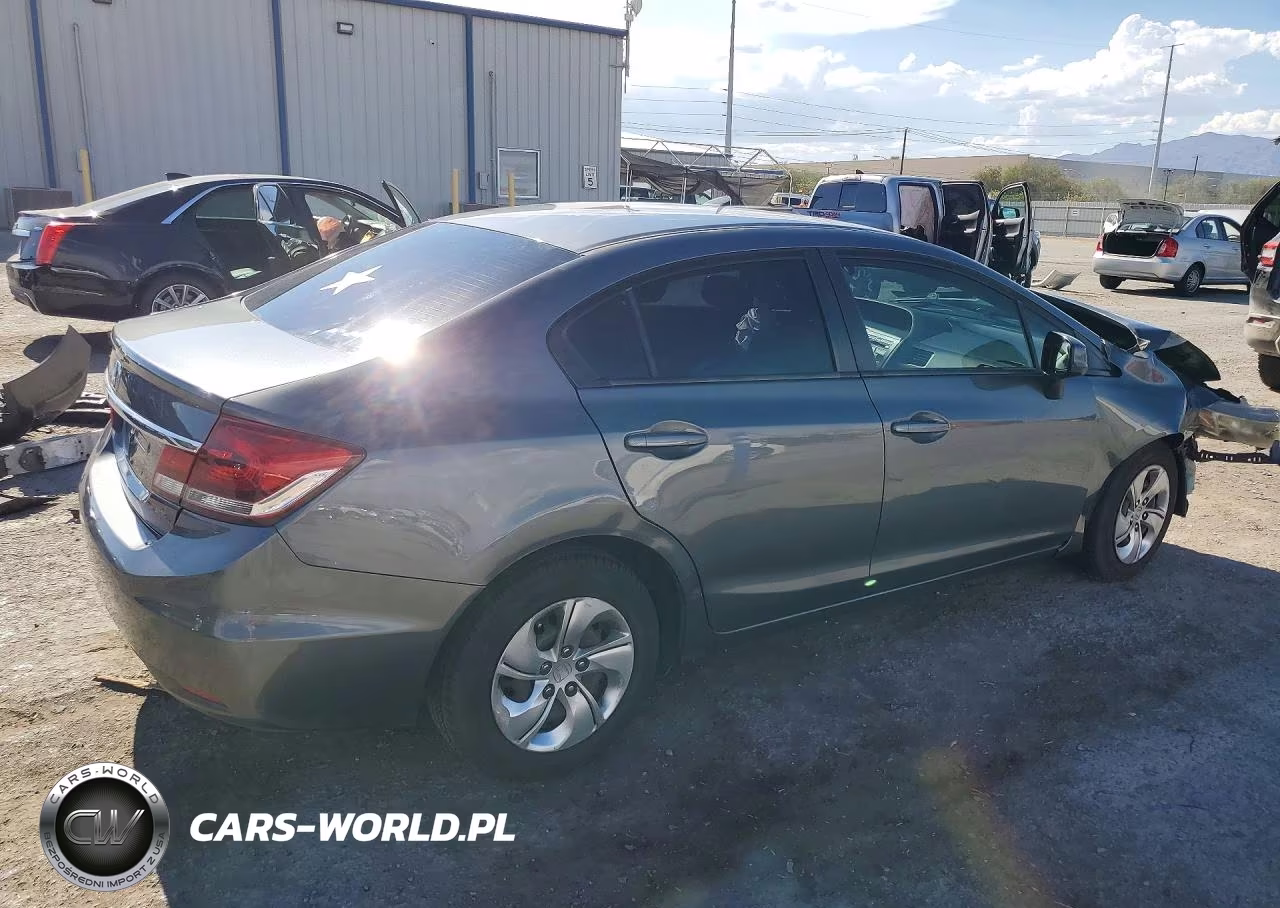 2013 Honda Civic Lx VIN:19XFB2F54DE058693 - 3
