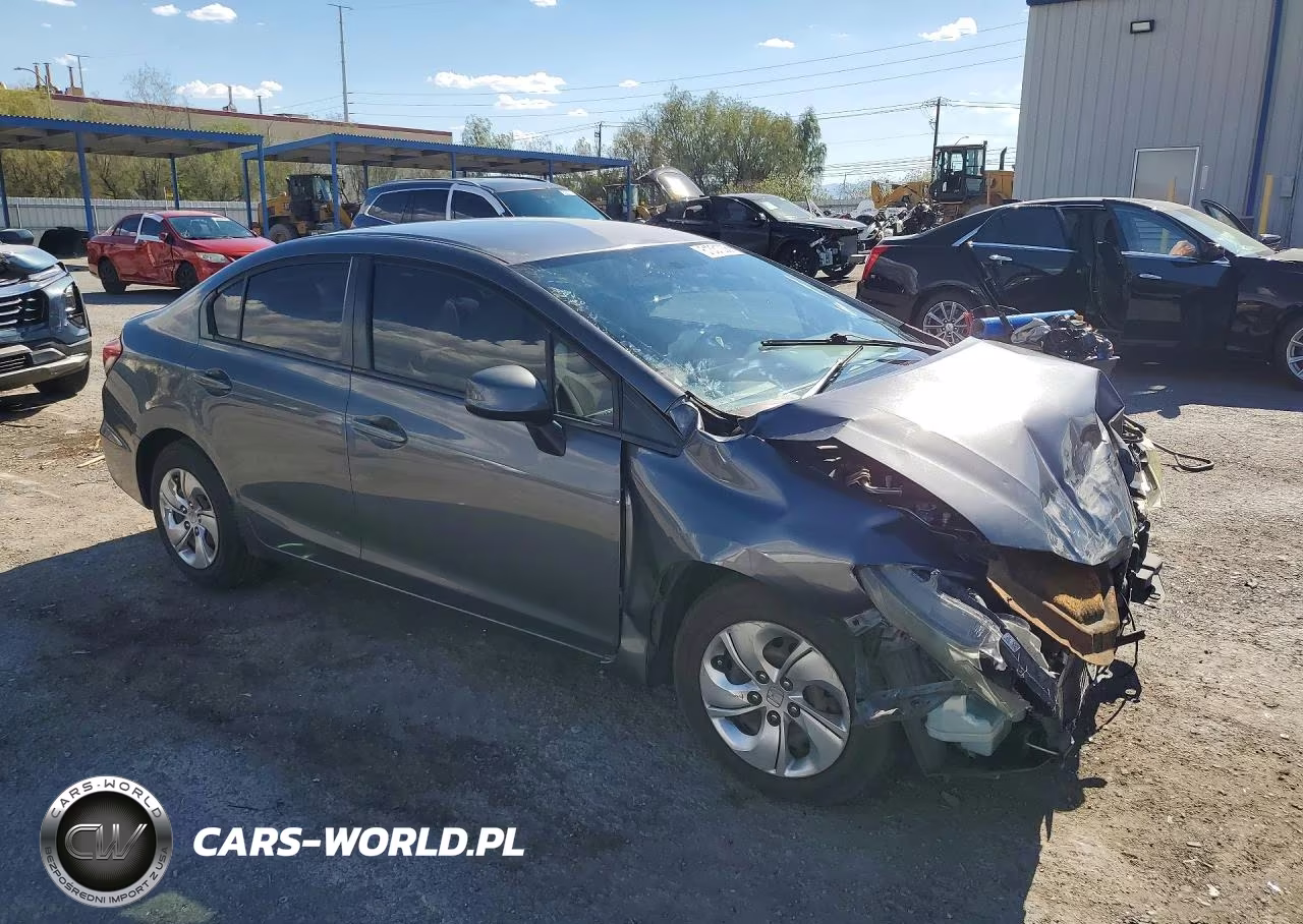 2013 Honda Civic Lx VIN:19XFB2F54DE058693 - 4
