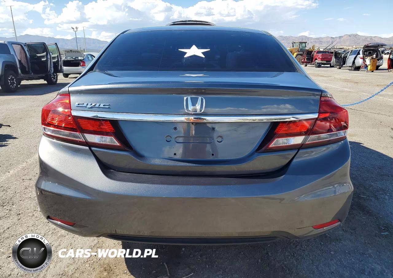 2013 Honda Civic Lx VIN:19XFB2F54DE058693 - 6