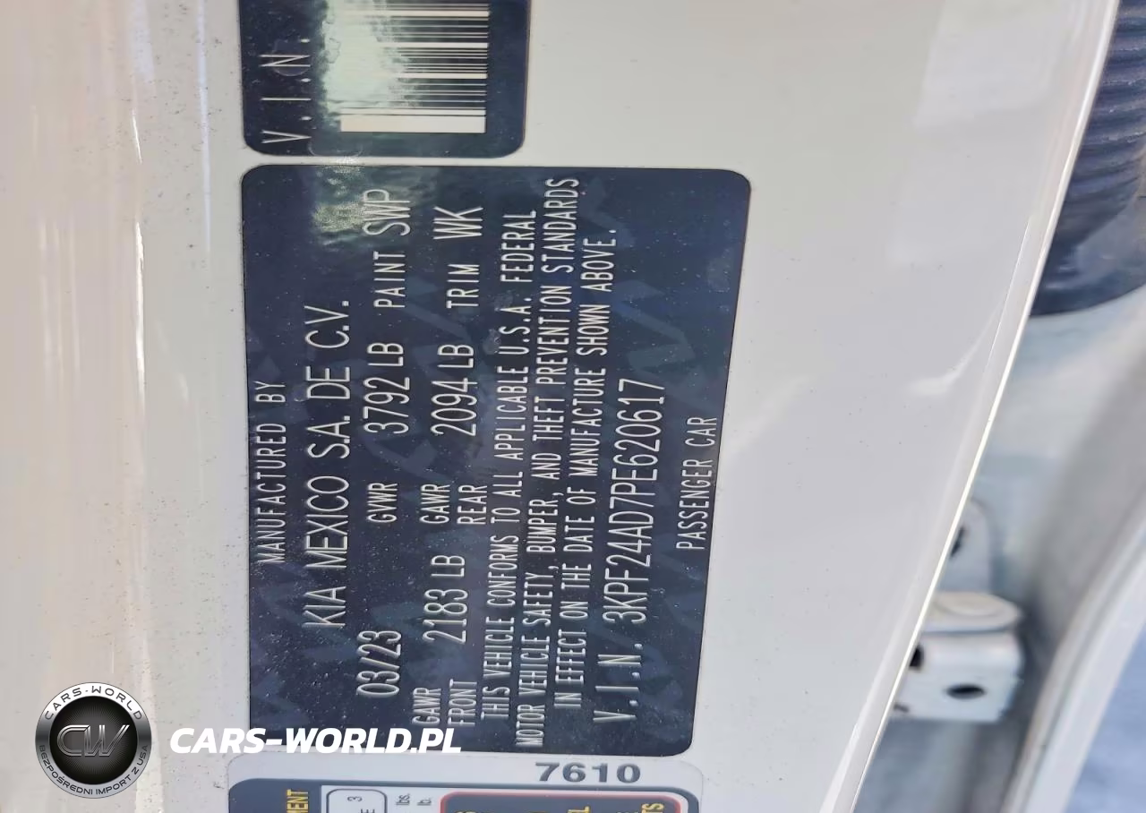 2023 Kia Forte Lxs VIN:3KPF24AD7PE620617 - 13