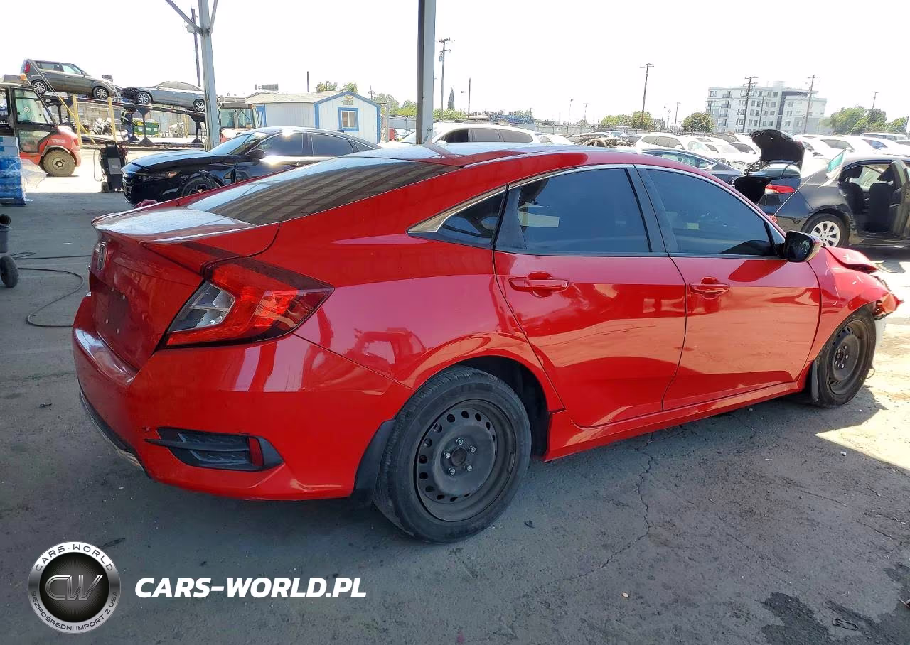2020 Honda Civic Lx VIN:2HGFC2F60LH541026 - 3