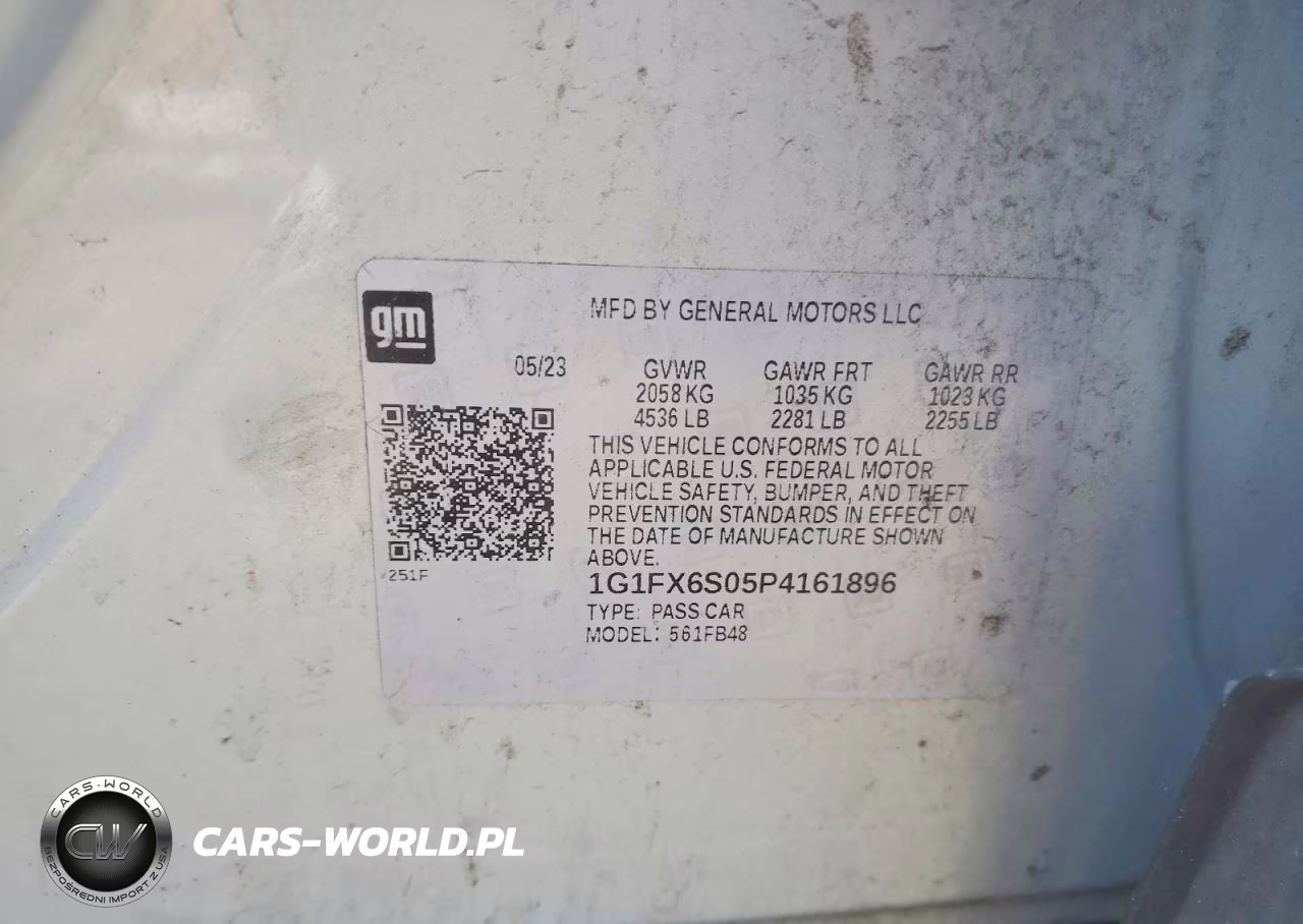 2023 Chevrolet Bolt Ev 2Lt VIN:1G1FX6S05P4161896 - 12