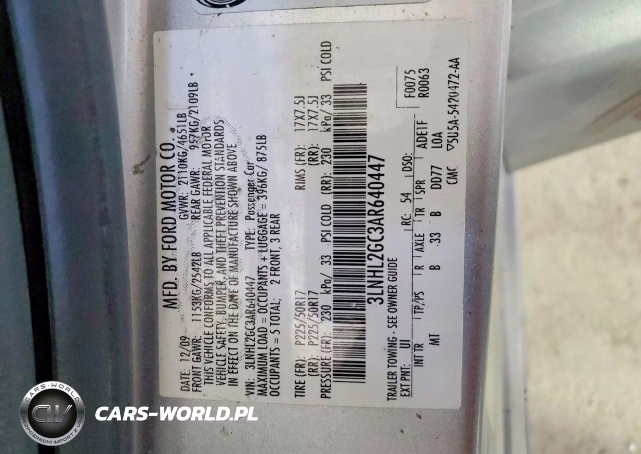 2010 Lincoln Mkz VIN:3LNHL2GC3AR640447 - 12