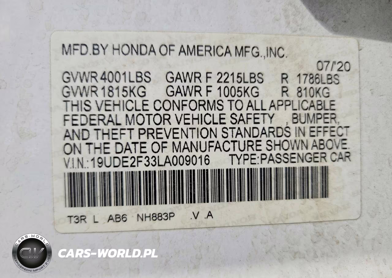 2020 Acura Ilx VIN:19UDE2F33LA009016 - 12