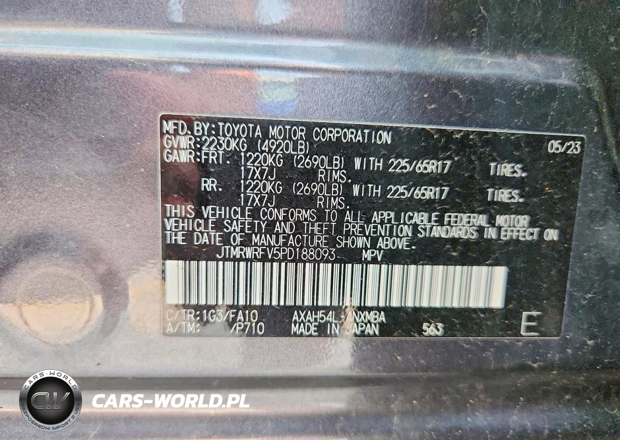 2023 Toyota Rav4 Hybrid Xle VIN:JTMRWRFV5PD188093 - 13