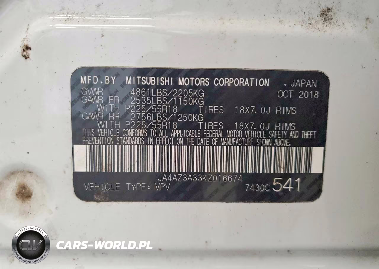 2019 Mitsubishi Outlander Se VIN:JA4AZ3A33KZ016674 - 13