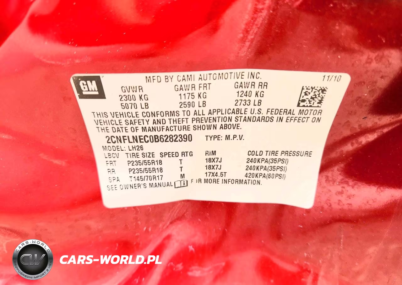 2011 Chevrolet Equinox Lt VIN:2CNFLNEC0B6282390 - 13