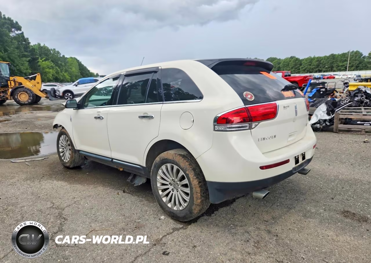 2012 Lincoln Mkx VIN:2LMDJ6JKXCBL11617 - 2