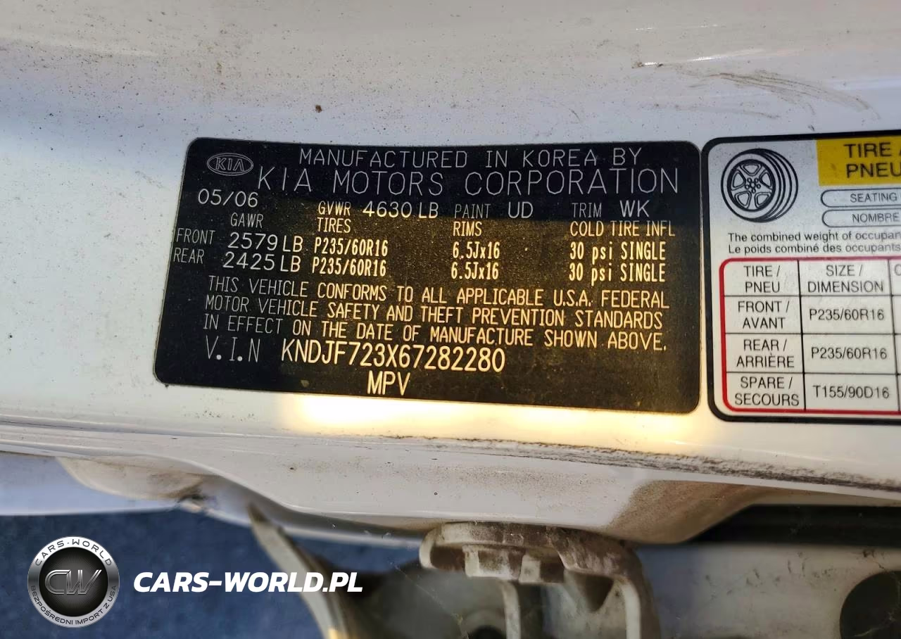 2006 Kia Sportage Lx VIN:KNDJF723X67282280 - 13