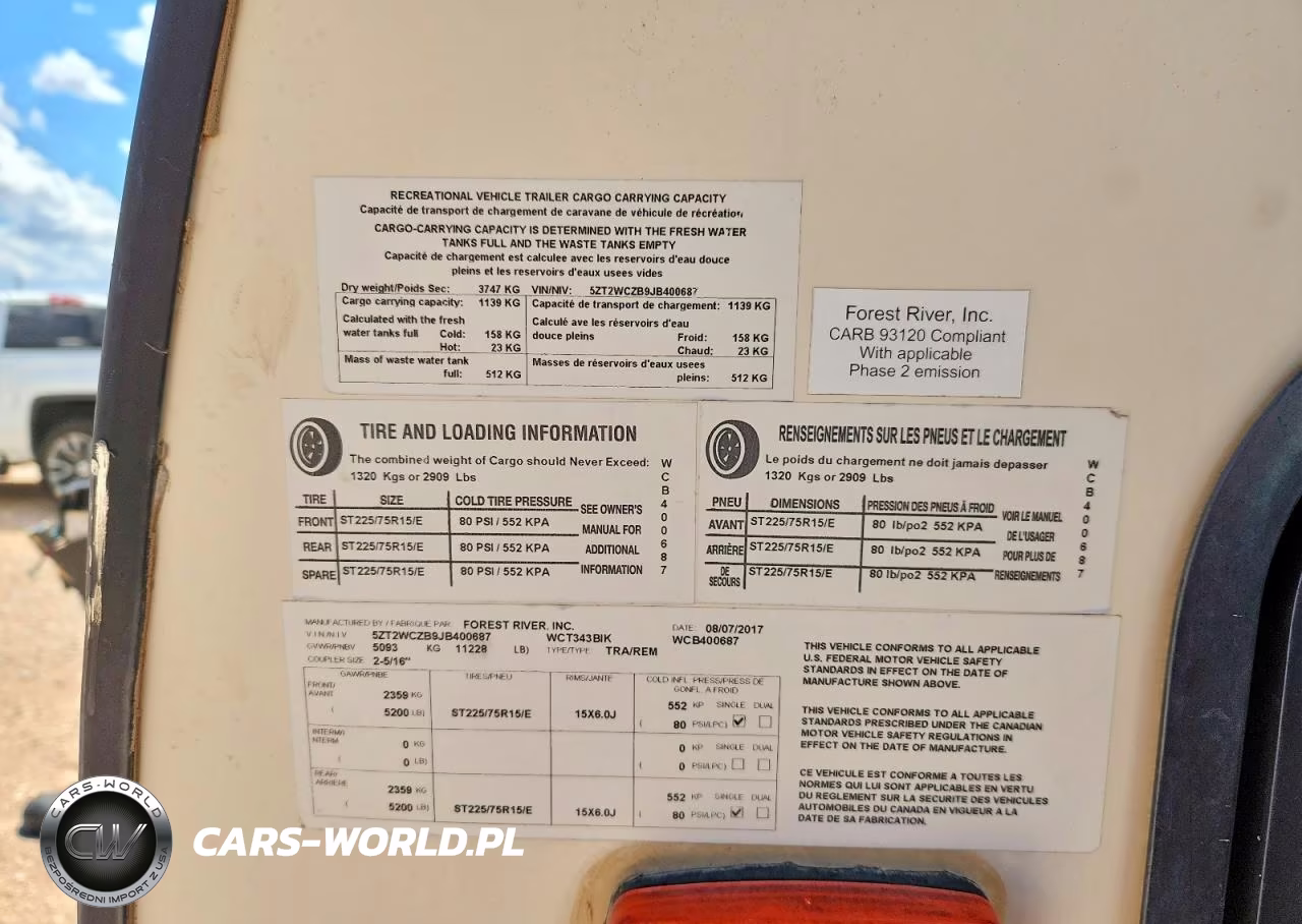 2018 Forest River Wildcat Camper VIN:5ZT2WCZB9JB400687 - 9