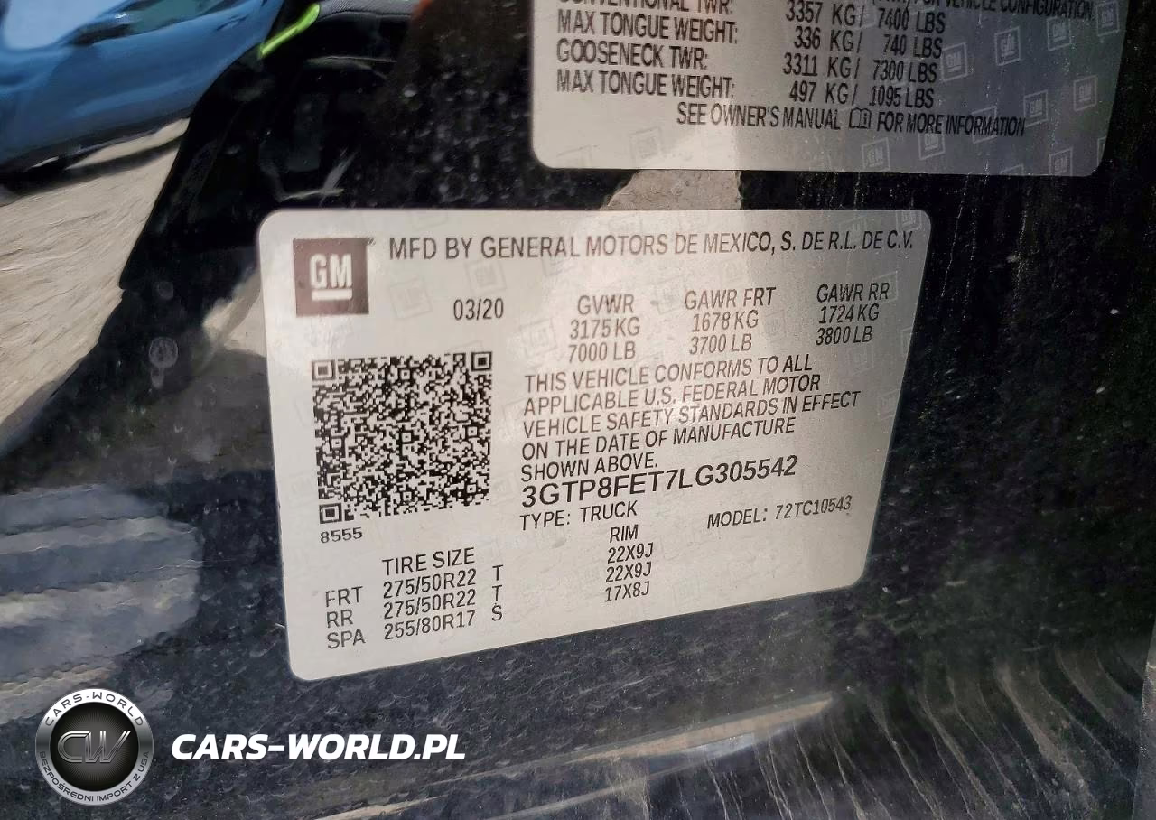 2020 GMC Sierra C1500 Denali VIN:3GTP8FET7LG305542 - 12