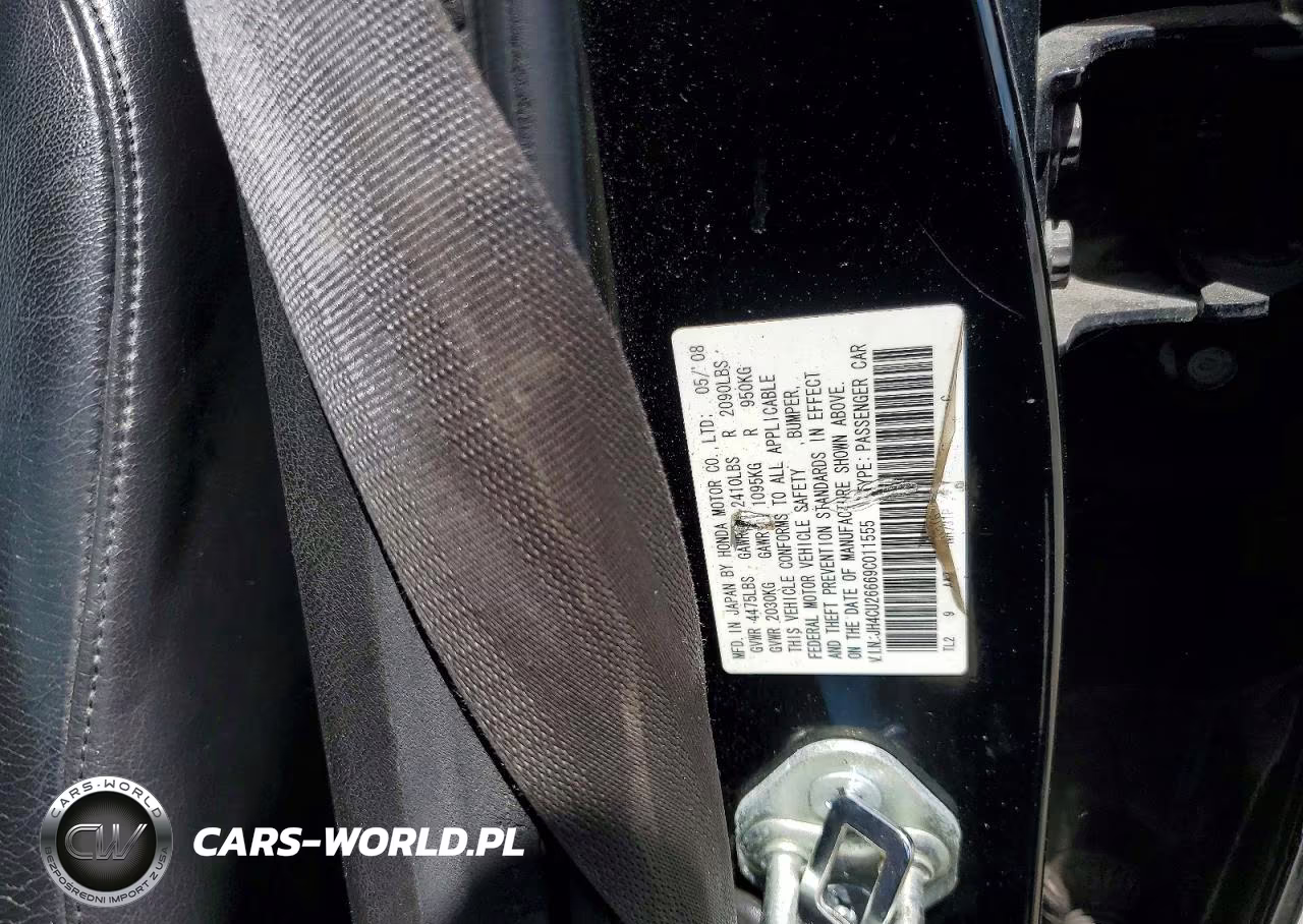 2009 Acura Tsx VIN:JH4CU26669C011555 - 12