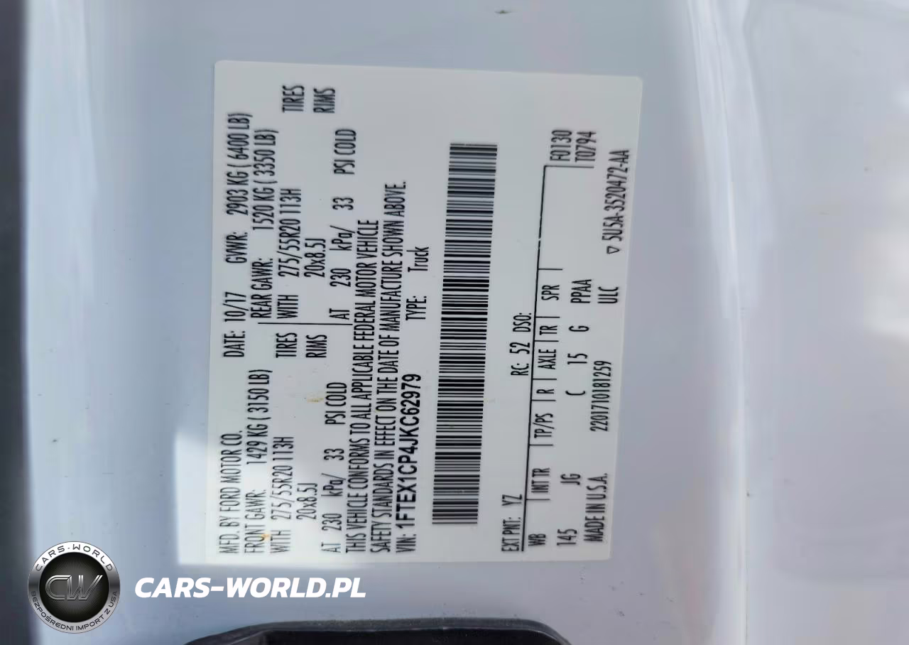 2018 Ford F150 Super Cab VIN:1FTEX1CP4JKC62979 - 12
