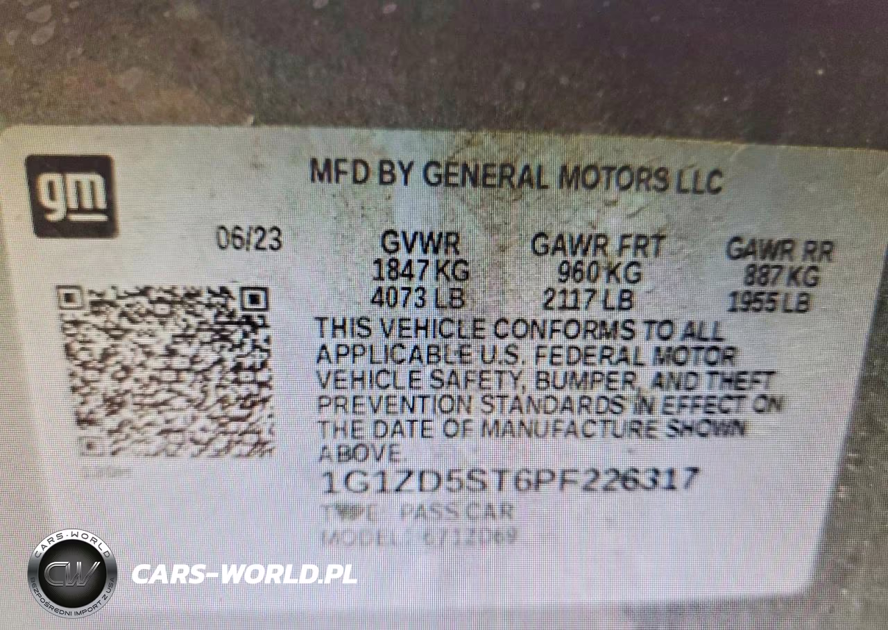 2023 Chevrolet Malibu Lt VIN:1G1ZD5ST6PF226317 - 13