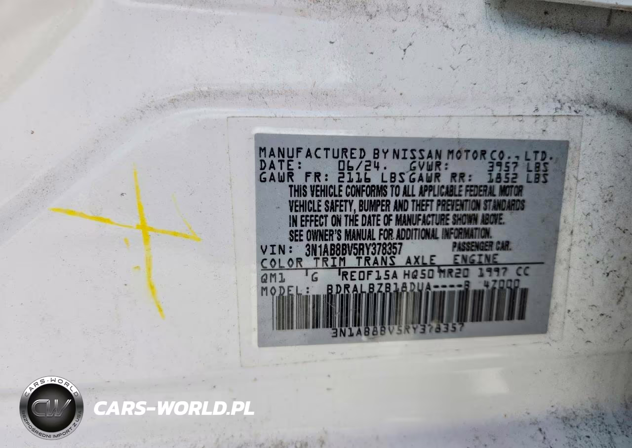 2024 Nissan Sentra S VIN:3N1AB8BV5RY378357 - 12