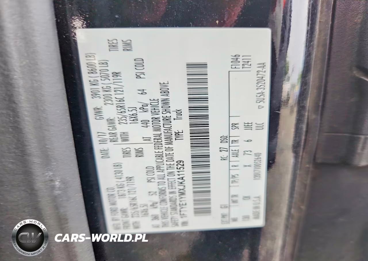 2018 Ford Transit T-150 VIN:1FTYE1YMXJKA11529 - 13