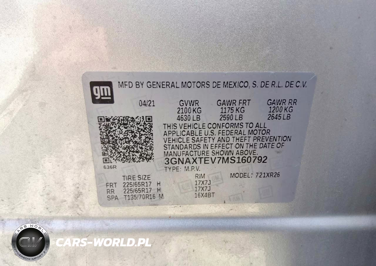 2021 Chevrolet Equinox Lt VIN:3GNAXTEV7MS160792 - 13