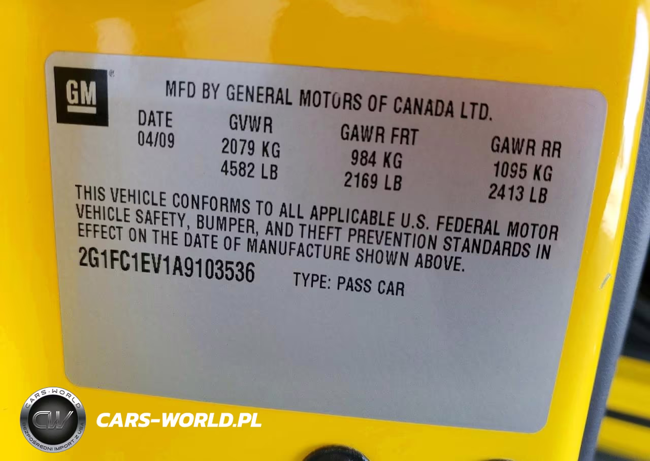 2010 Chevrolet Camaro Lt VIN:2G1FC1EV1A9103536 - 12