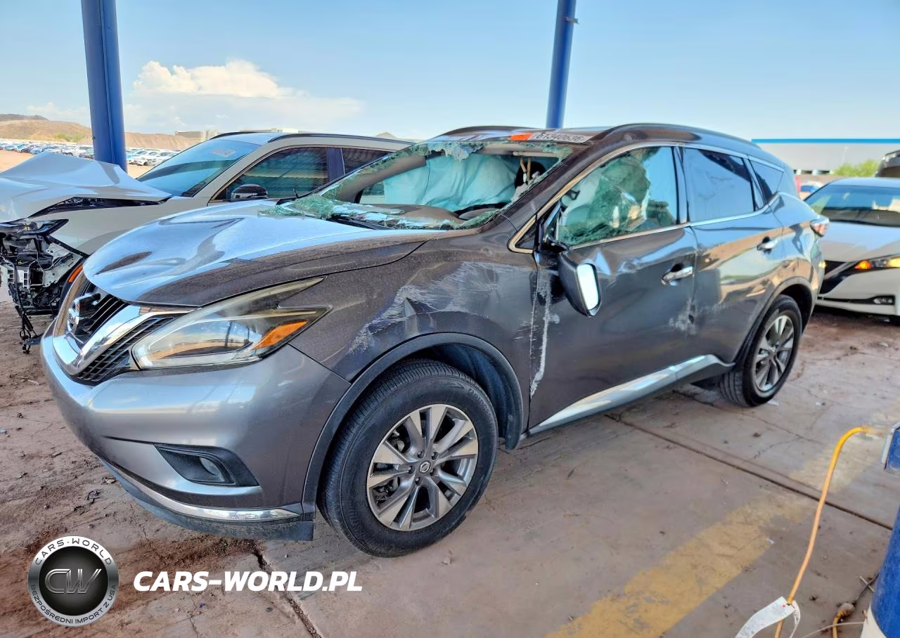 2018 Nissan Murano Sv VIN:5N1AZ2MG0JN166001 - 1