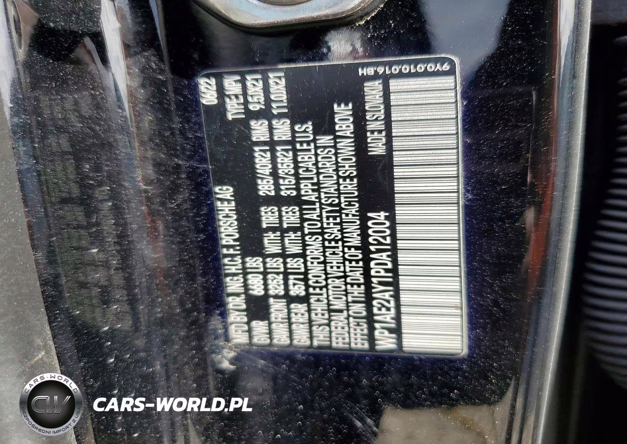 2023 Porsche Cayenne E-Hybrid VIN:WP1AE2AY1PDA12004 - 13