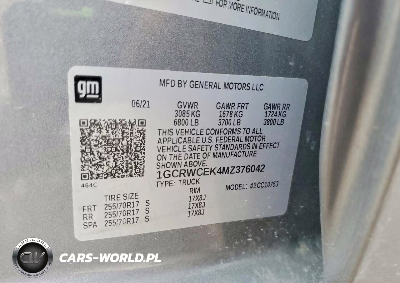 2021 Chevrolet Silverado C1500 Lt VIN:1GCRWCEK4MZ376042 - 13