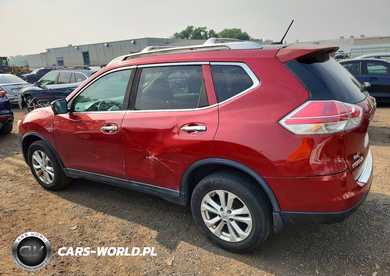2015 Nissan Rogue Sv VIN:KNMAT2MV6FP538182 - 2