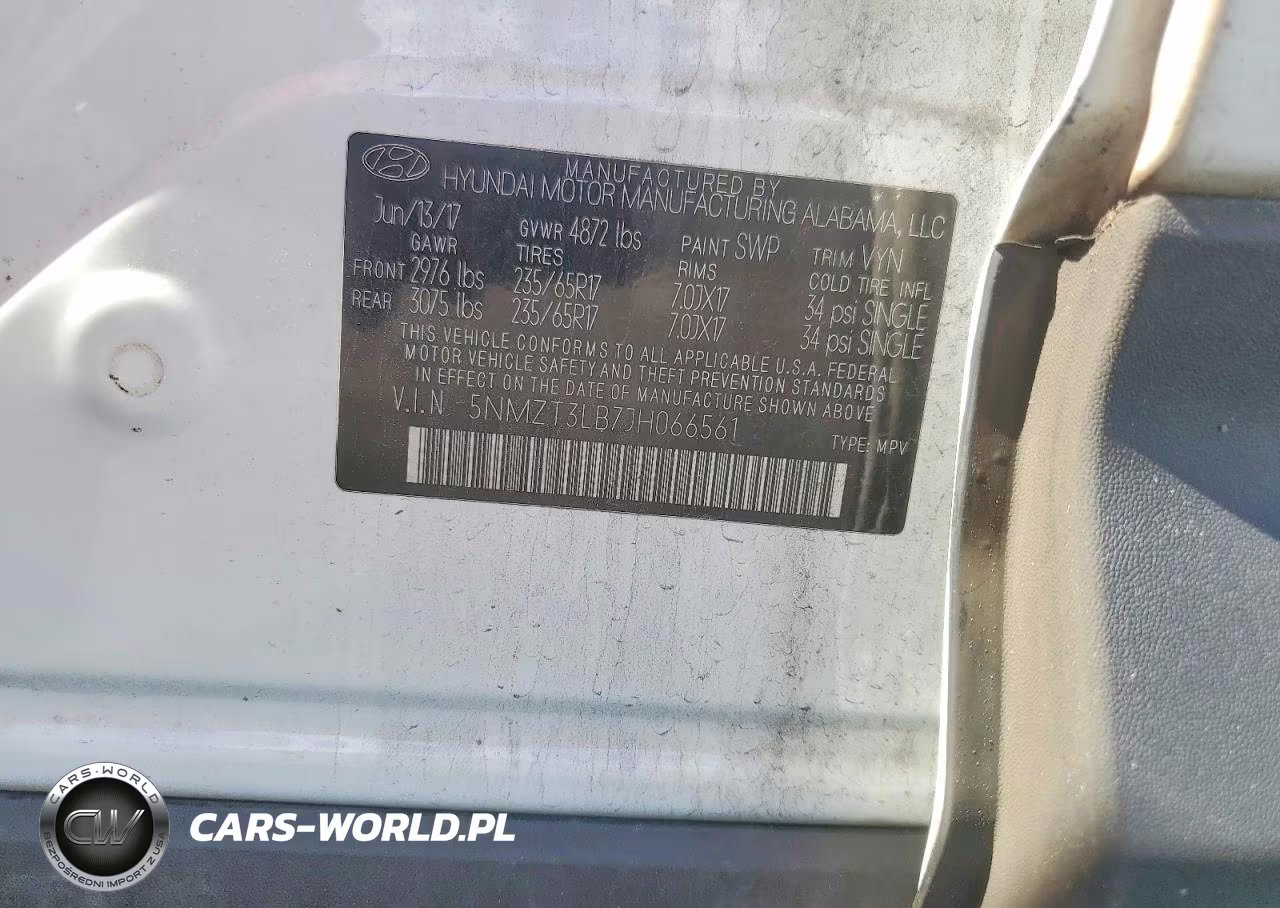 2018 Hyundai Santa Fe Sport 2.4L VIN:5NMZT3LB7JH066561 - 13