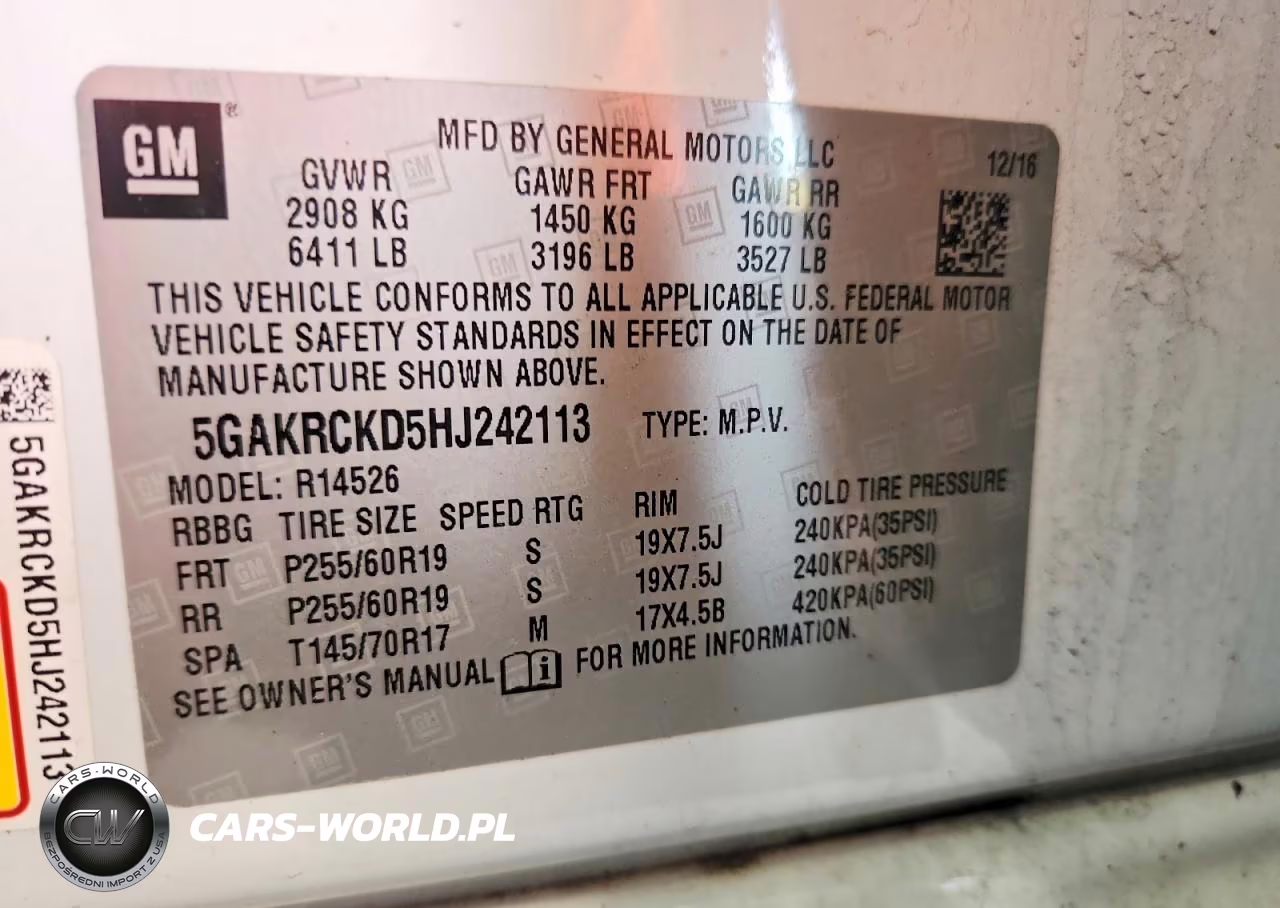 2017 Buick Enclave VIN:5GAKRCKD5HJ242113 - 14