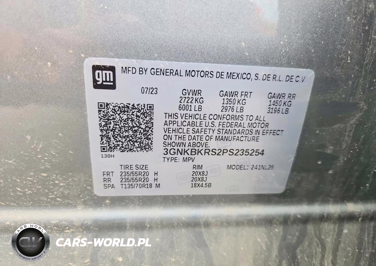 2023 Chevrolet Blazer Rs VIN:3GNKBKRS2PS235254 - 12