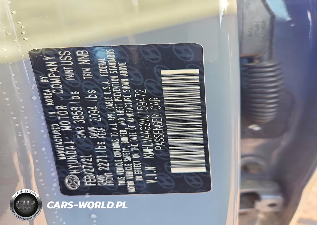 2021 Hyundai Elantra Sel VIN:KMHLM4AG2MU159472 - 12