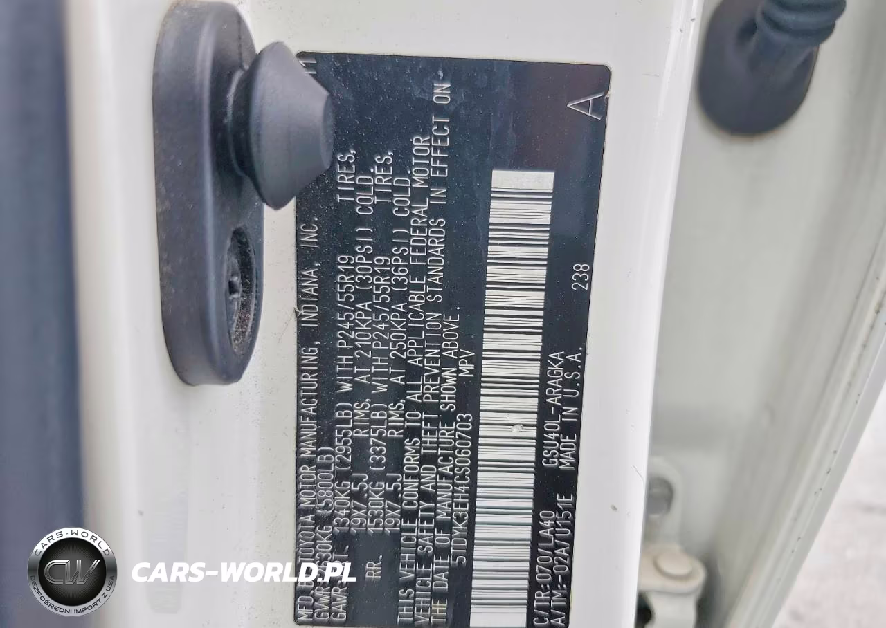 2012 Toyota Highlander Limited VIN:5TDYK3EH4CS060703 - 14