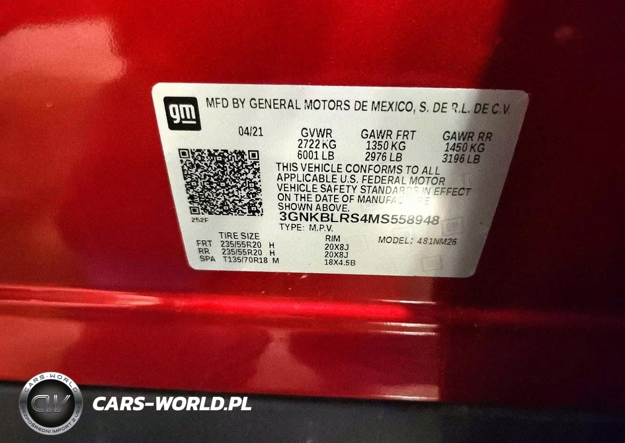 2021 Chevrolet Blazer Premier VIN:3GNKBLRS4MS558948 - 14
