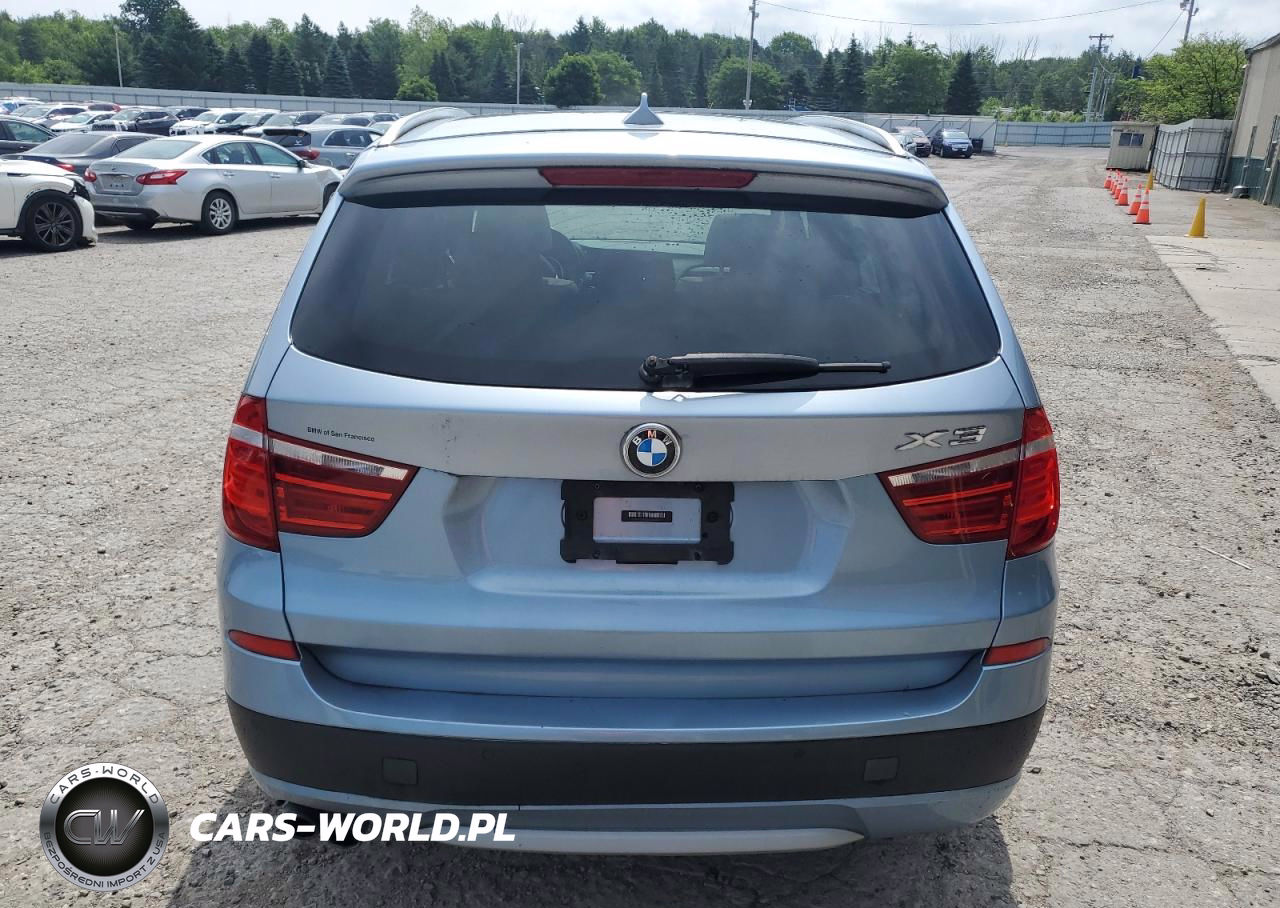 2013 BMW Motorrad X3 xDrive28I VIN:5UXWX9C56D0D05477 - 6