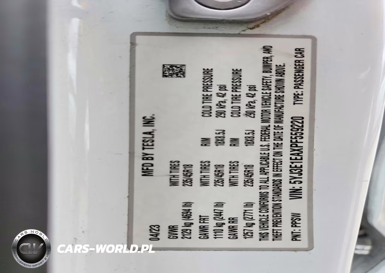 2023 Tesla Model 3 VIN:5YJ3E1EAXPF559220 - 13