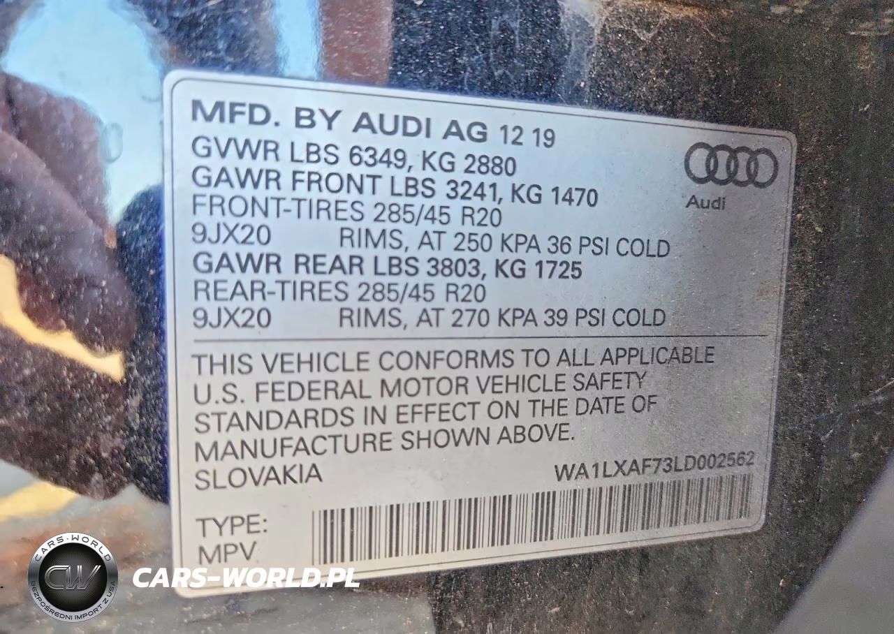 2020 Audi Q7 Premium Plus VIN:WA1LXAF73LD002562 - 13