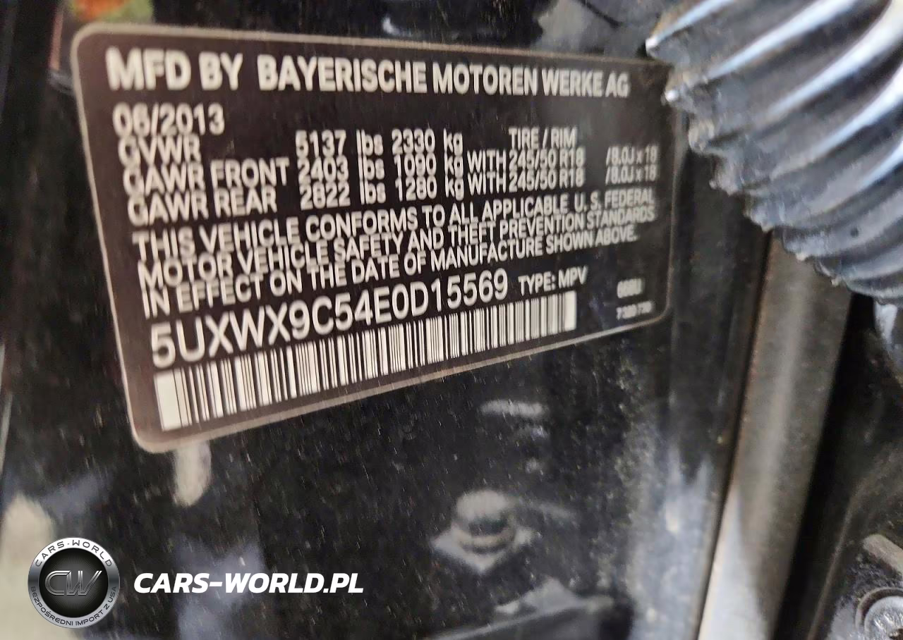 2014 BMW X3 xDrive28I VIN:5UXWX9C54E0D15569 - 13
