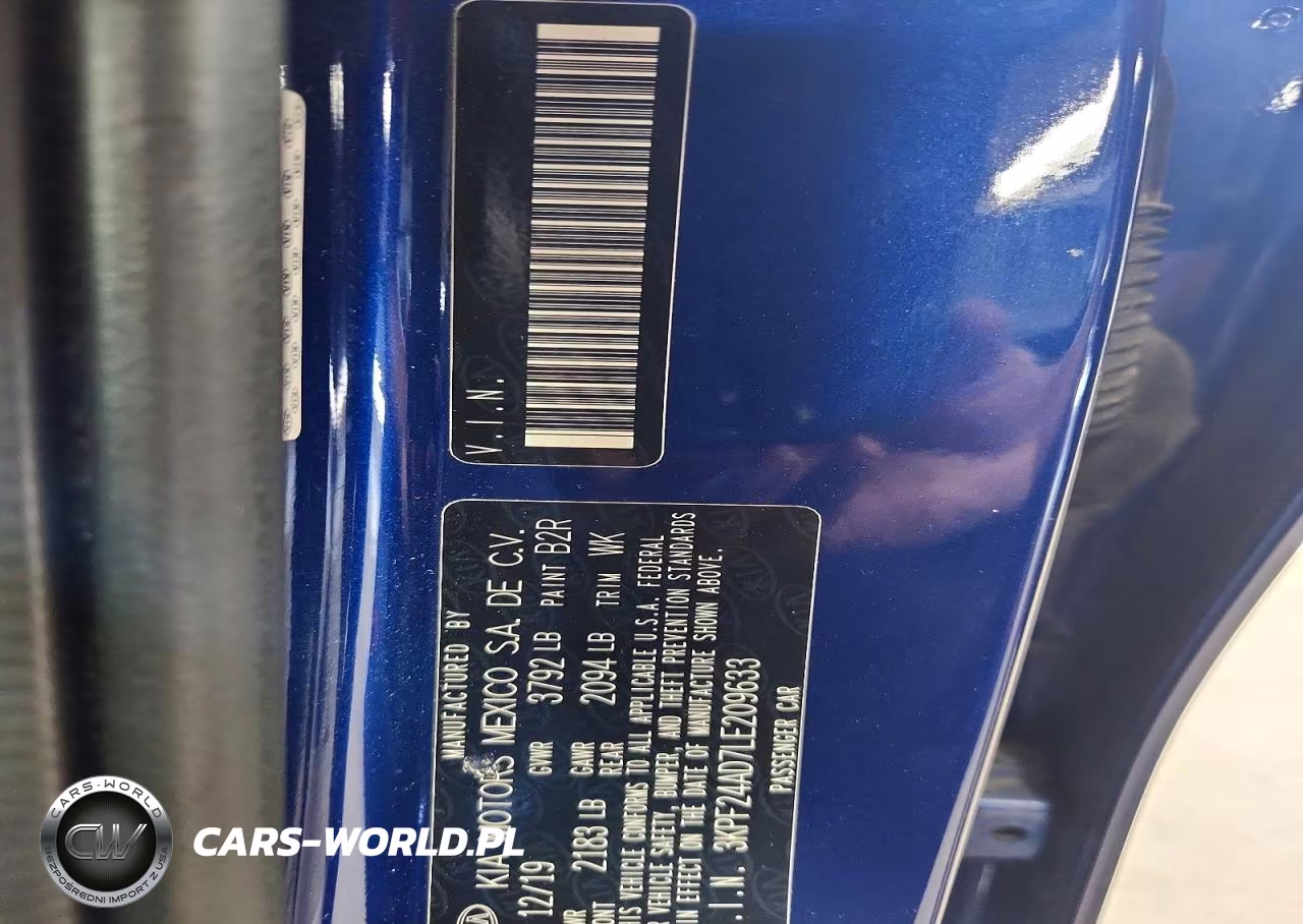 2020 Kia Forte Lxs VIN:3KPF24AD7LE209633 - 12