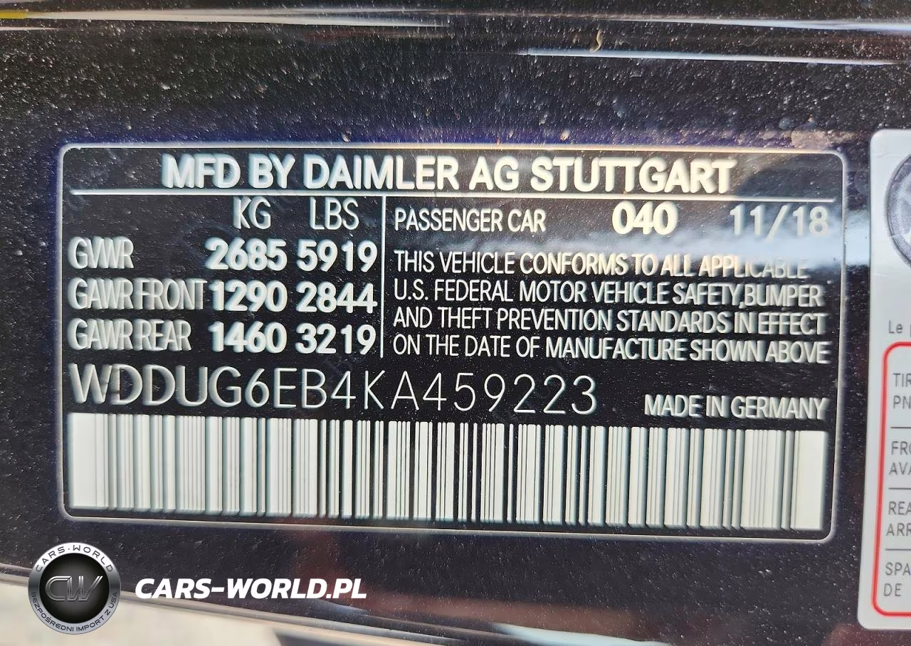 2019 Mercedes-Benz S 450 4Matic VIN:WDDUG6EB4KA459223 - 12