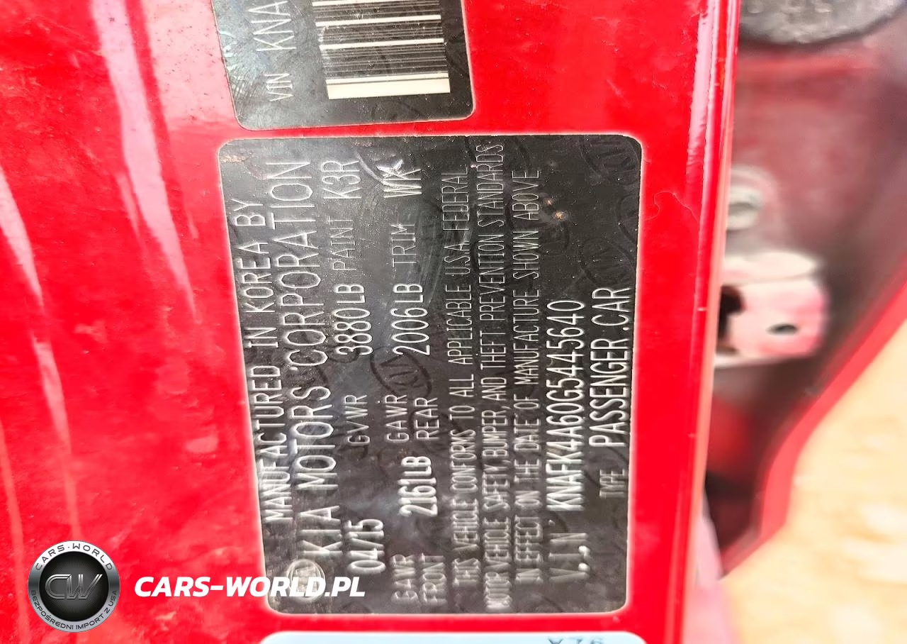 2016 Kia Forte Lx VIN:KNAFK4A60G5445640 - 12