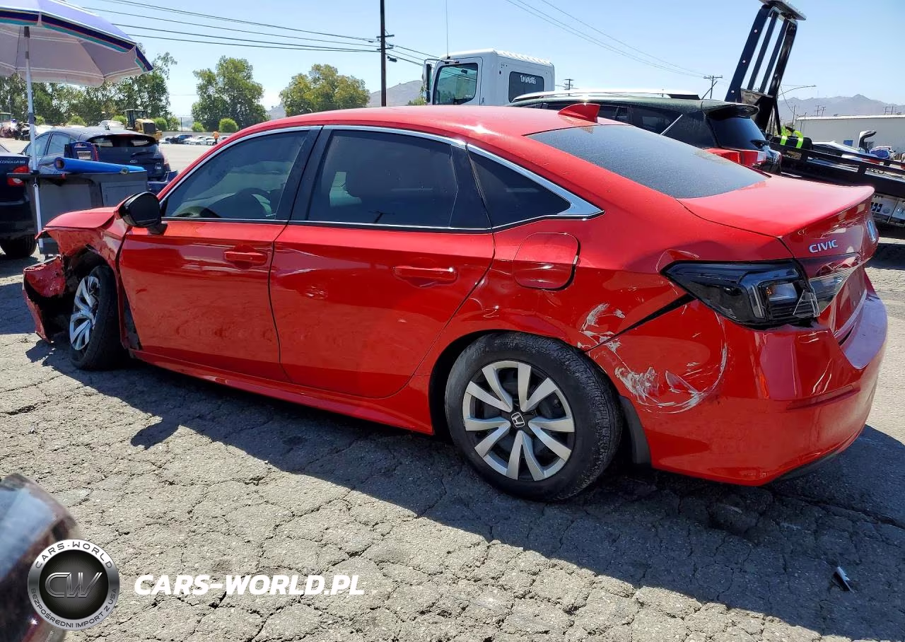 2025 Honda Civic Lx VIN:2HGFE2F2XSH529326 - 2