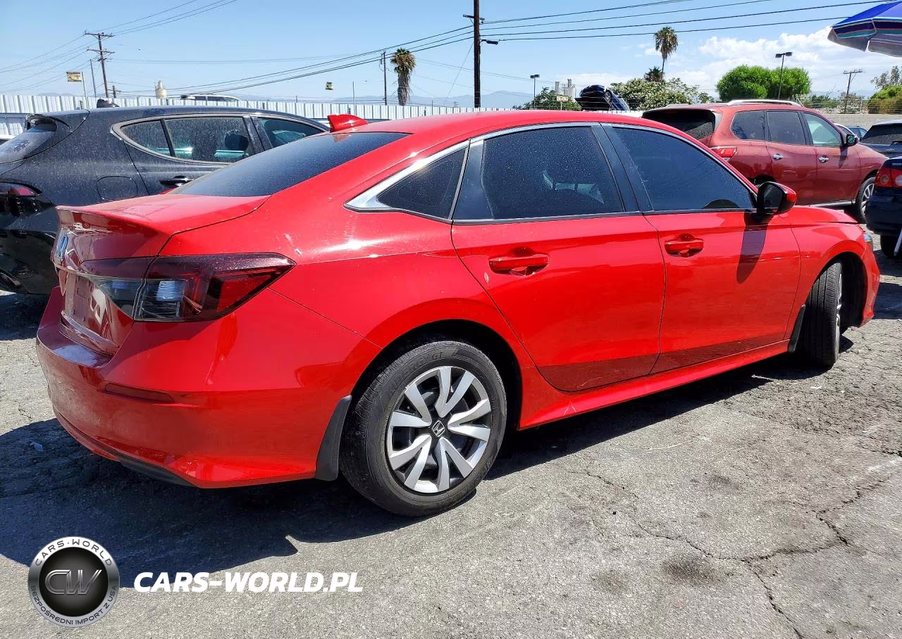 2025 Honda Civic Lx VIN:2HGFE2F2XSH529326 - 3