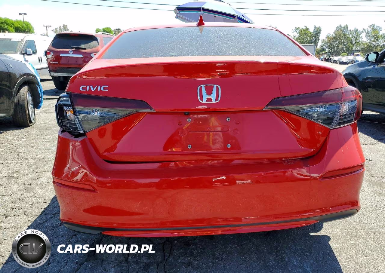 2025 Honda Civic Lx VIN:2HGFE2F2XSH529326 - 6