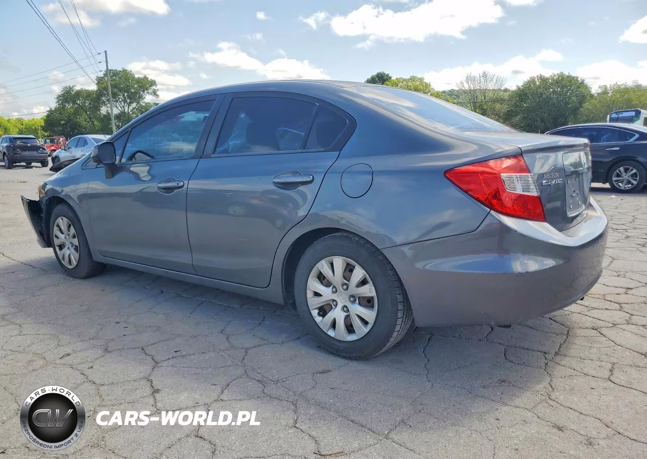 2012 Honda Civic Lx VIN:19XFB2F54CE104330 - 2
