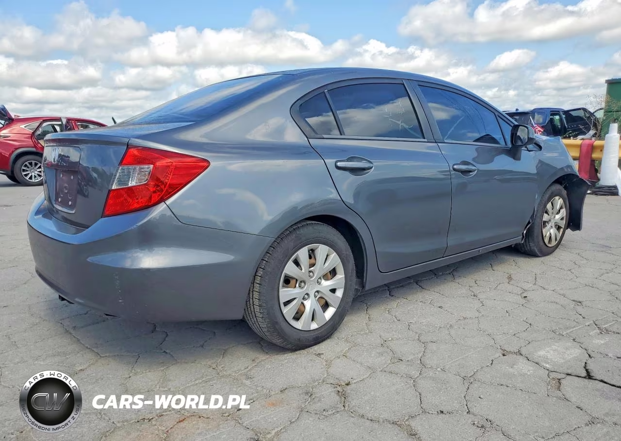 2012 Honda Civic Lx VIN:19XFB2F54CE104330 - 3
