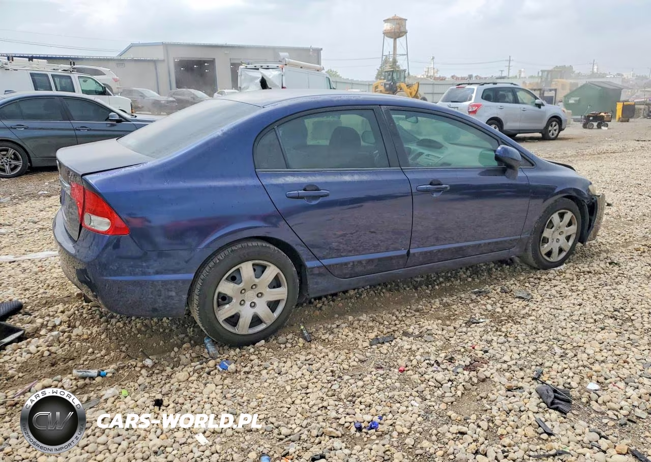 2010 Honda Civic Lx VIN:2HGFA1F55AH566217 - 3