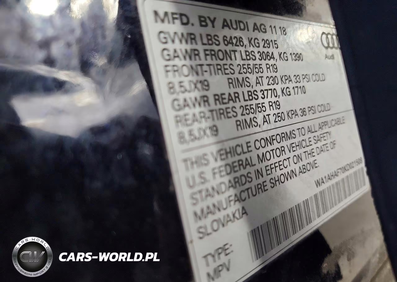 2019 Audi Q7 Premium VIN:WA1AHAF70KD021508 - 13