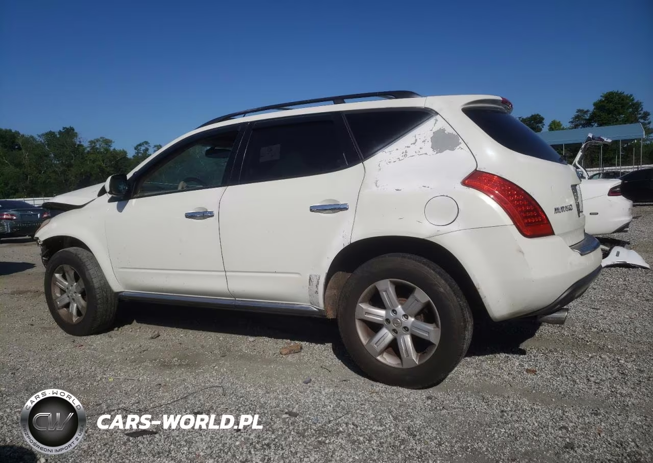 2007 Nissan Murano Sl VIN:JN8AZ08W07W613895 - 2