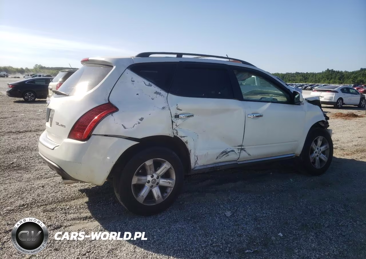 2007 Nissan Murano Sl VIN:JN8AZ08W07W613895 - 3