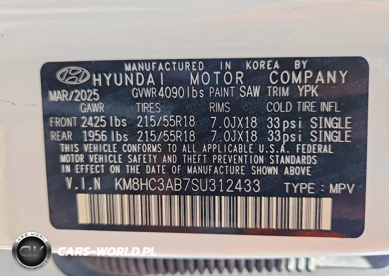 2025 Hyundai Kona Sel VIN:KM8HC3AB7SU312433 - 13